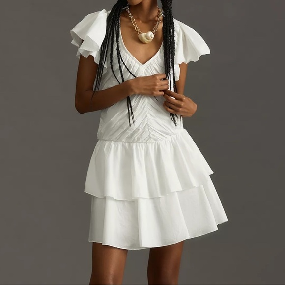 Anthropologie Dresses & Skirts - Love The Label Ruffled Mini Dress NWT
